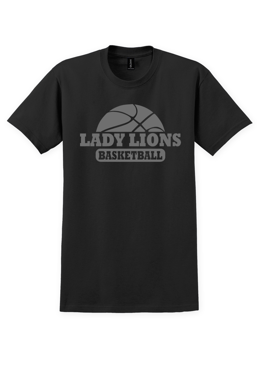 Black Lady Lions Basketball Tee