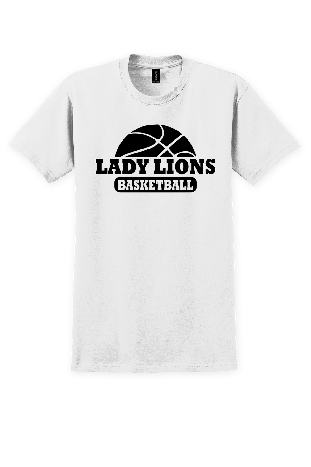 White Lady Lions Basketball Tee
