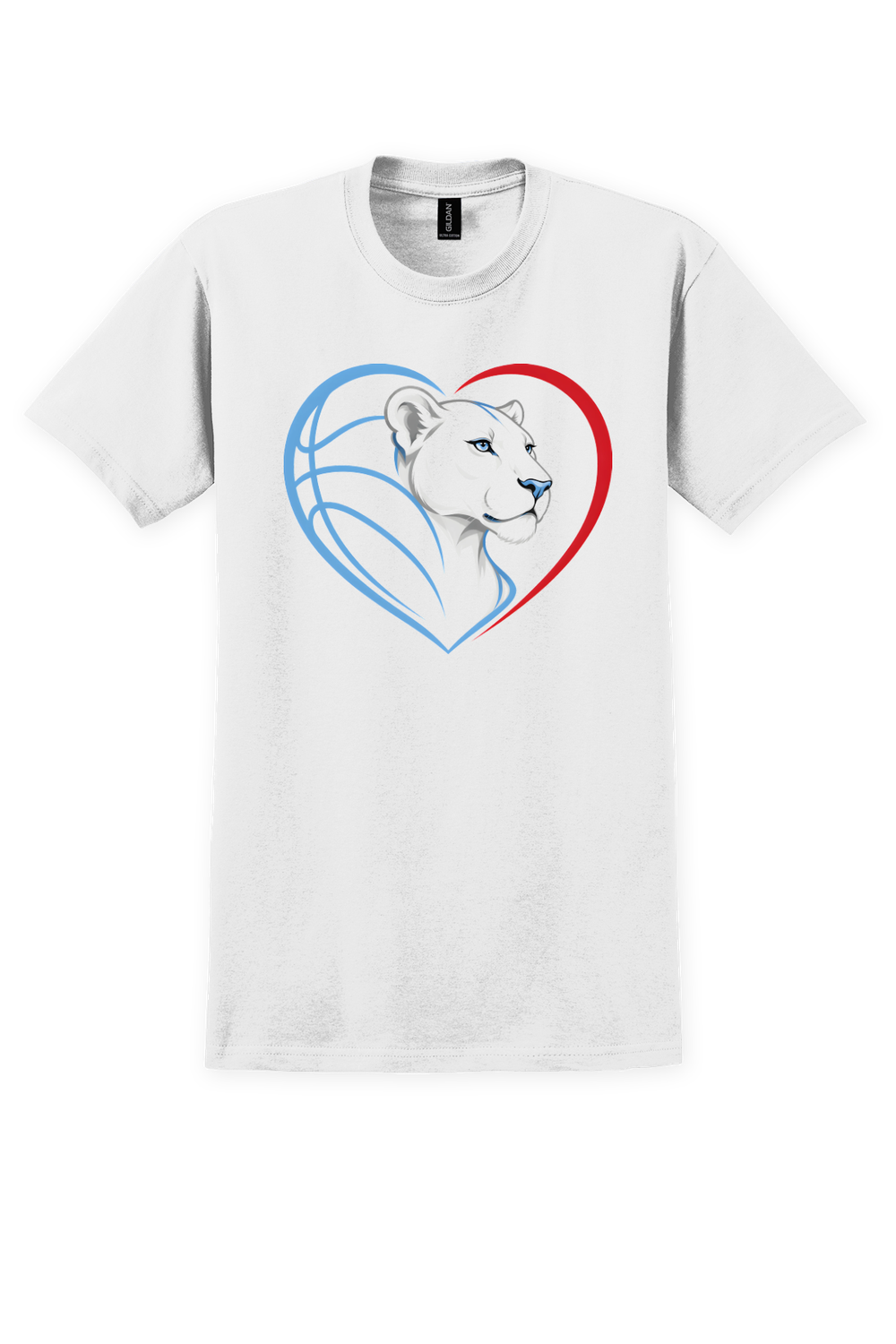 White Lady Lions Lion Heart Tee
