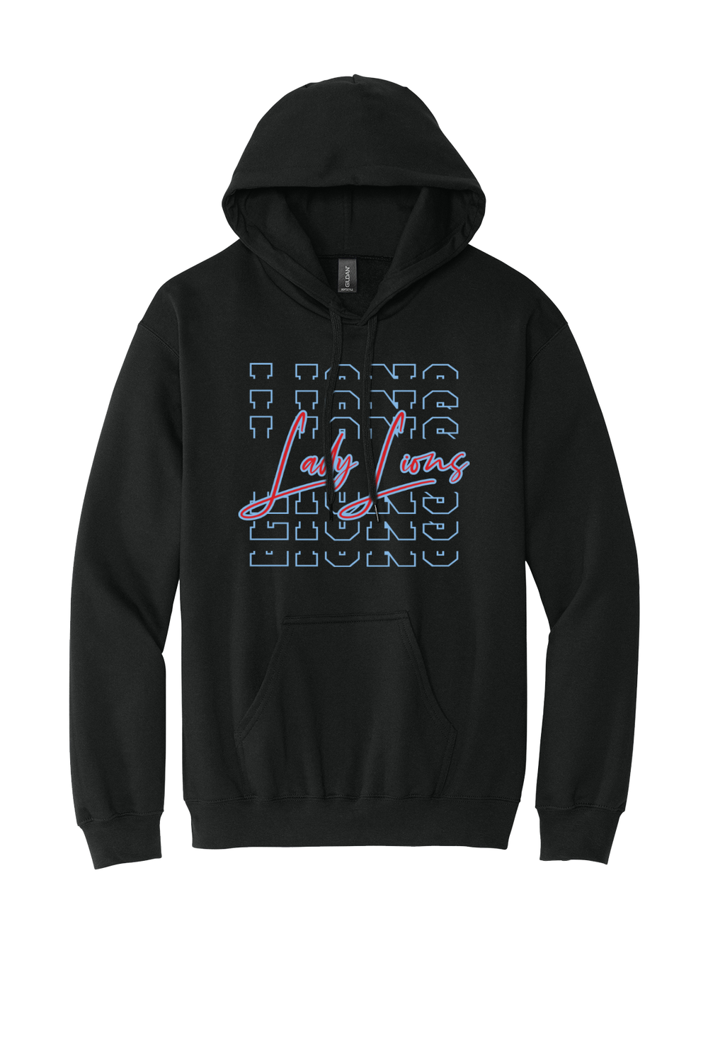 Black Lady Lions Spirit pullover hoodie